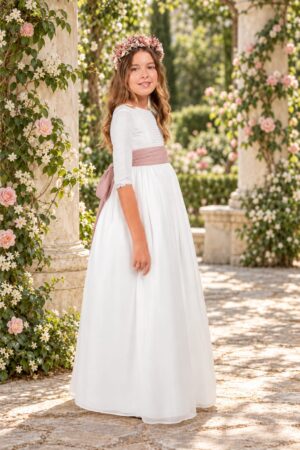 Vestido de comunión para niña. MODELO ZOE