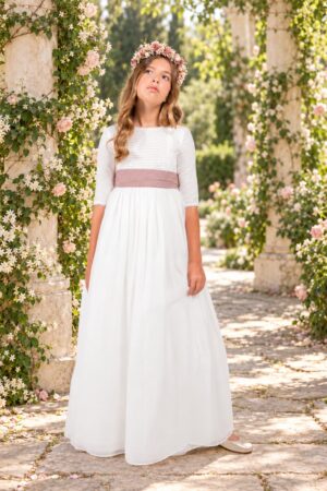Vestido de comunión para niña. MODELO ZOE