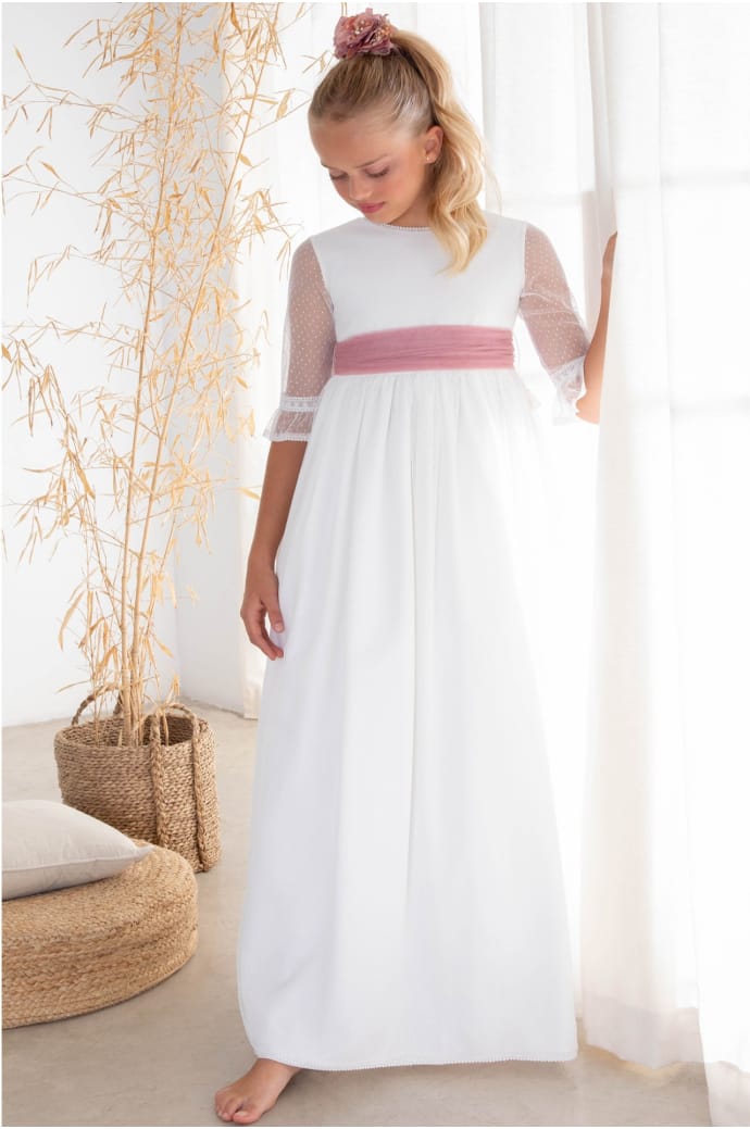 Vestido de Comunión para Niña. Modelo AMELIÉ