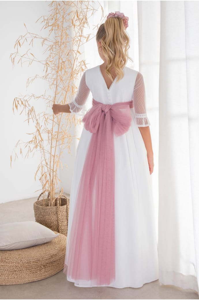 Vestido de Comunión para Niña. Modelo AMELIÉ