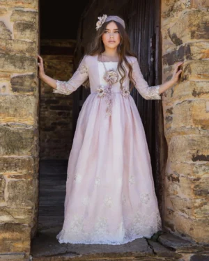 Vestido de Comunión para Niña. Modelo JANA