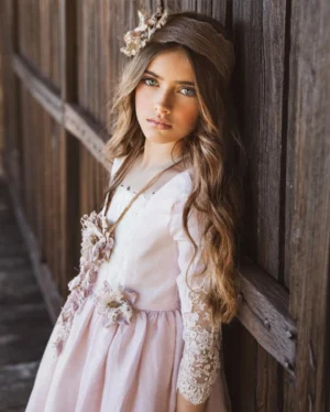 Vestido de Comunión para Niña. Modelo JANA