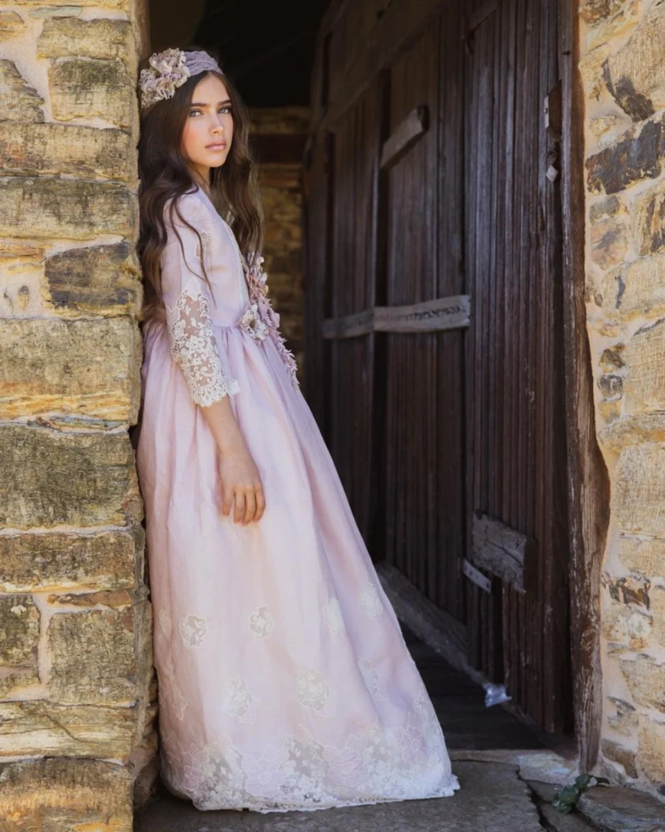 Vestido de Comunión para Niña. Modelo JANA