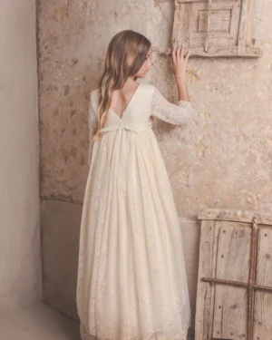 Vestido de Comunión para Niña. Modelo NAMAR