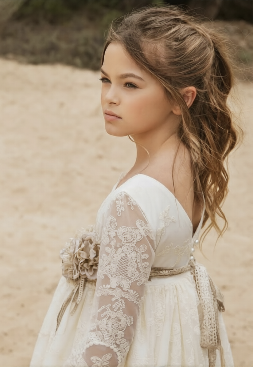 Vestido de Comunión para Niña. Modelo RENOIR