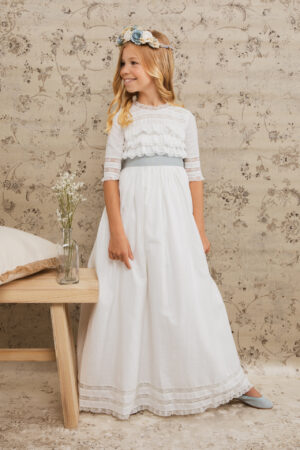 Vestido de comunión para niña. Modelo ABBY