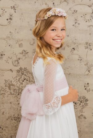 Vestido de comunión para niña. Modelo ASHLEY