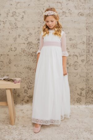 Vestido de comunión para niña. Modelo ASHLEY