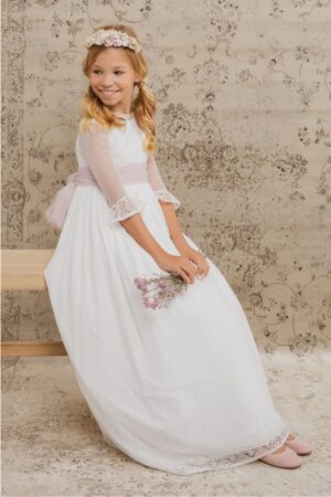 Vestido de comunión para niña. Modelo ASHLEY