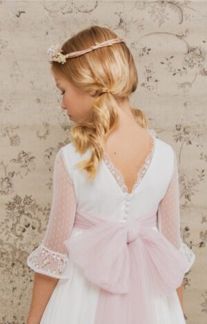 Vestido de comunión para niña. Modelo ASHLEY